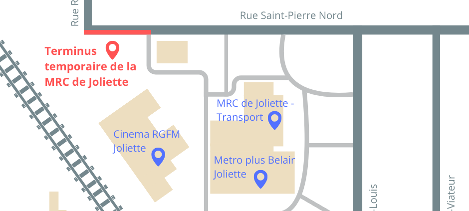 Déménagement temporaire du Terminus de la MRC de Joliette