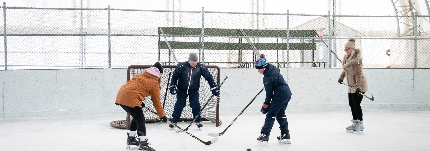 Les patinoires et installations d'hiver