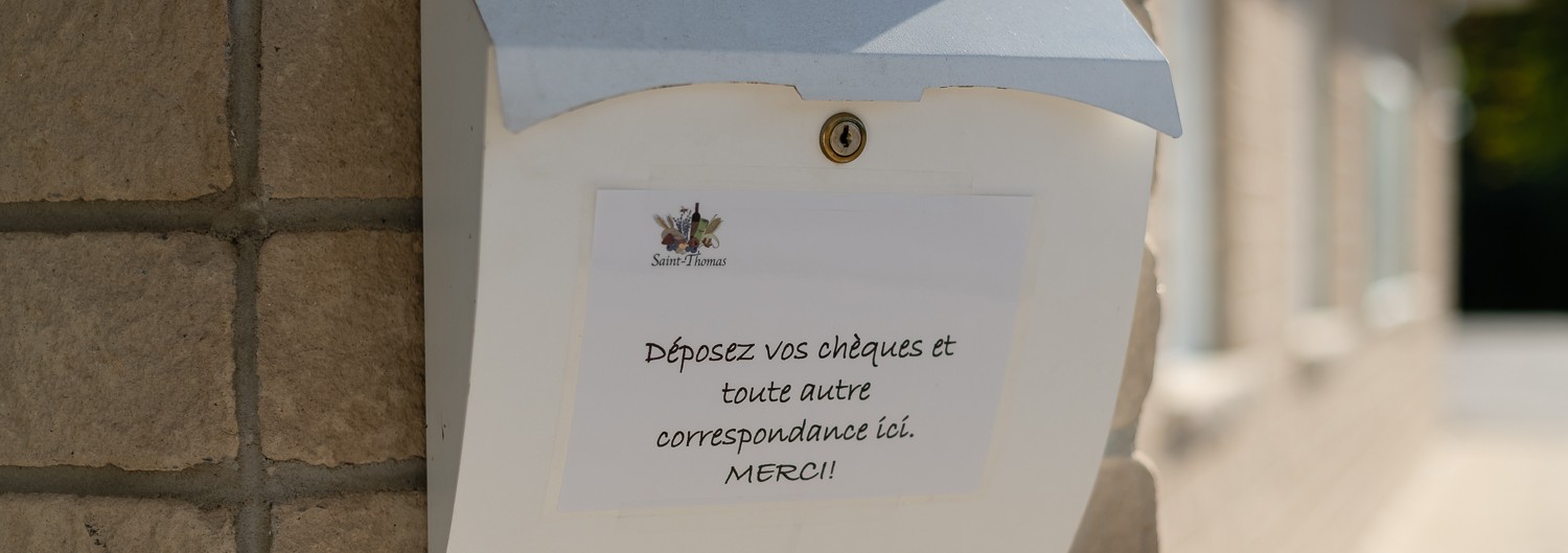 Boîte aux lettres sécuritaire à la mairie